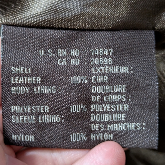 Marc New York Brown Leather Zip Up Jacket XLT - Picture 10 of 11